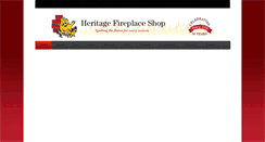 Desktop Screenshot of heritagefireplaceshop.com